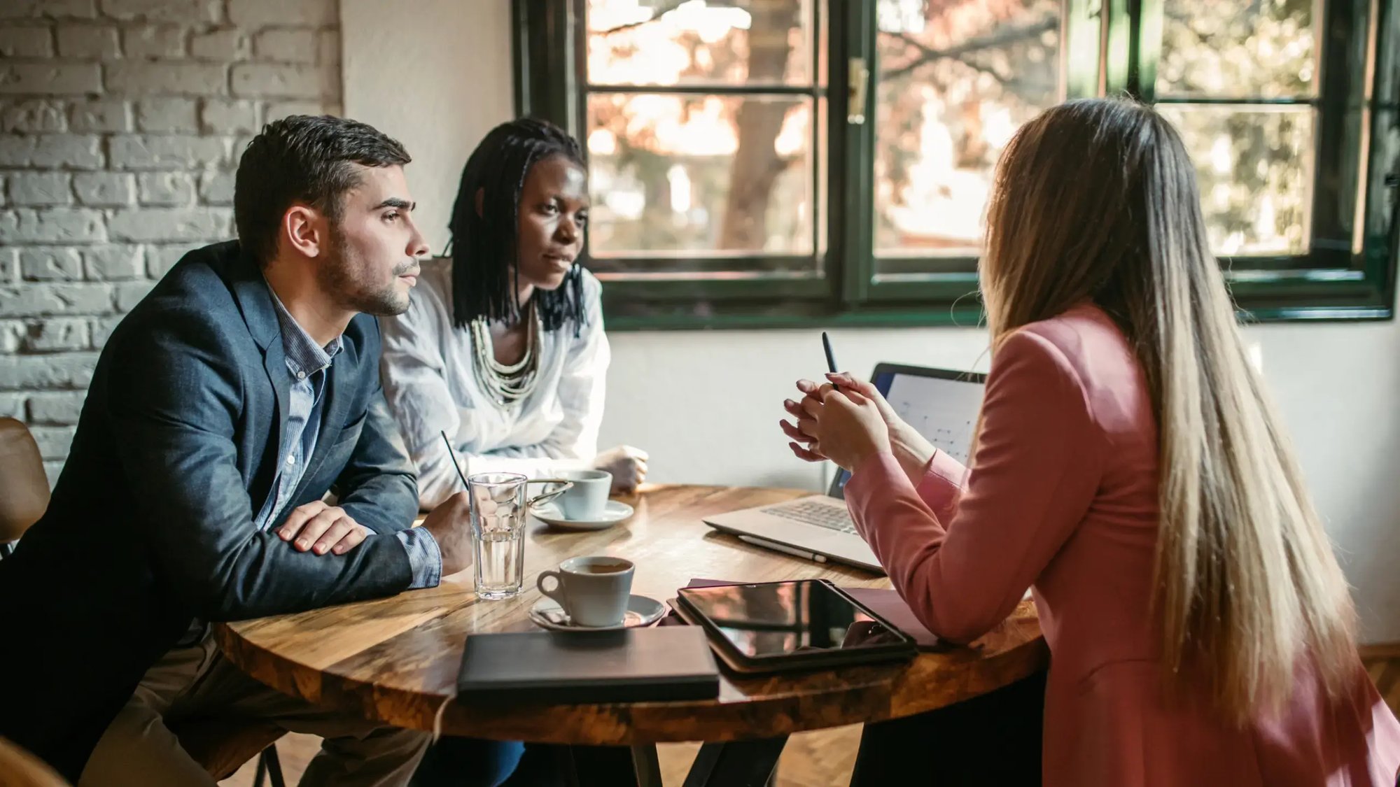 Professional Advisor having a meeting with clients