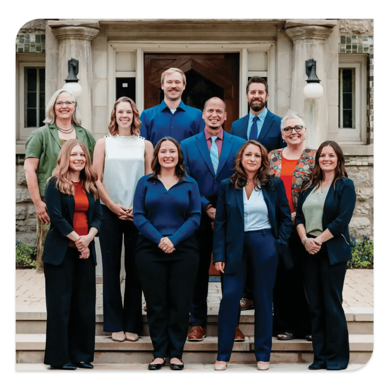 CFNIL team in front of the Lundberg House